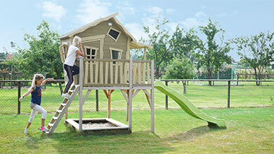 What is the best place for my EXIT wooden playhouse?