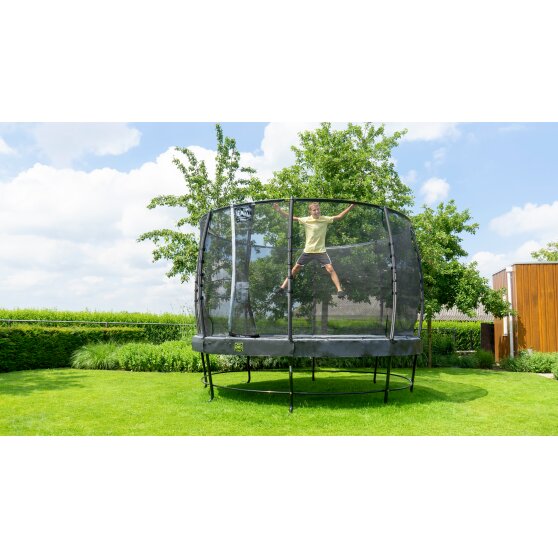EXIT Elegant trampoline ø305cm with Economy safetynet - black