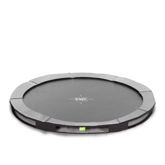 EXIT Elegant ground sports trampoline ø427cm - black