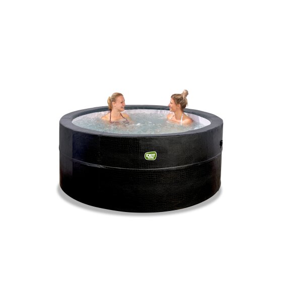 EXIT Leather Premium spa (4 persons) - black