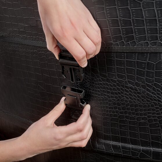 EXIT Leather Premium spa (4 persons) - black