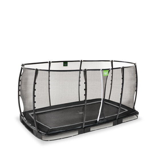 EXIT Allure Premium ground trampoline 244x427cm - black