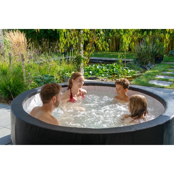 EXIT Leather Premium spa (4 persons) - black
