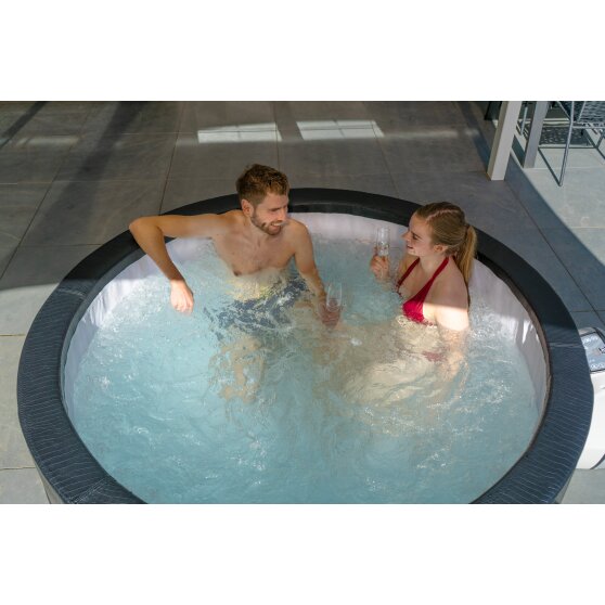 EXIT Leather Premium spa (4 persons) - black