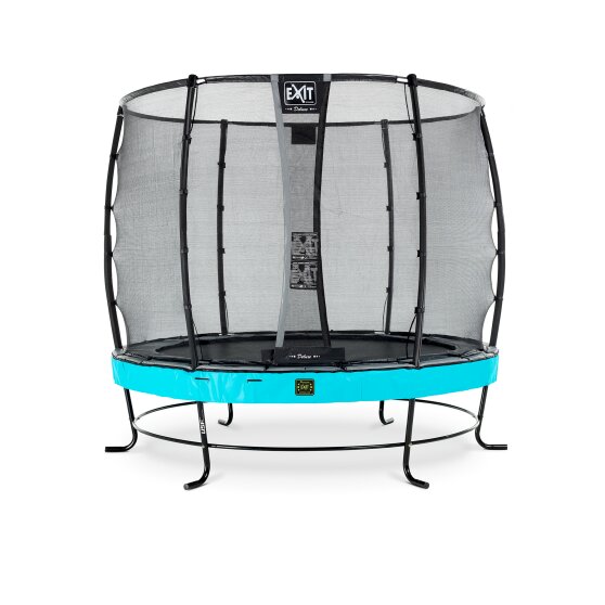 EXIT Elegant Premium trampoline ø253cm with Deluxe safetynet - blue