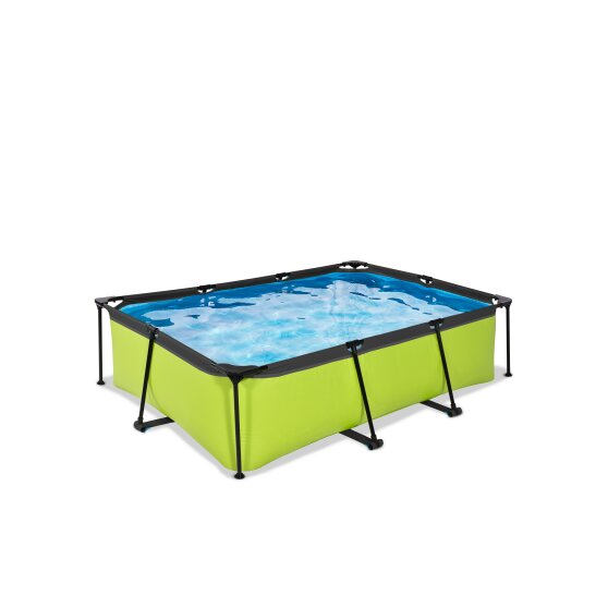 EXIT Lime pool 220x150x65cm with filter pump - green