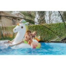 EXIT Stone pool ø427x122cm with sand filter pump and dome and heat pump - grey