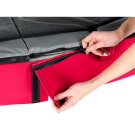 EXIT Elegant Premium trampoline 214x366cm with Deluxe safetynet - red