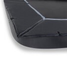 EXIT Dynamic ground level trampoline 305x519cm with Freezone safety tiles - black