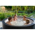 EXIT Leather Premium spa (4 persons) - black