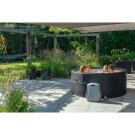 EXIT Leather Premium spa (4 persons) - black
