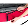 EXIT Elegant Premium trampoline ø427cm with Deluxe safetynet - red