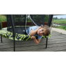 EXIT Tiggy junior trampoline with safety ø140cm - black/green